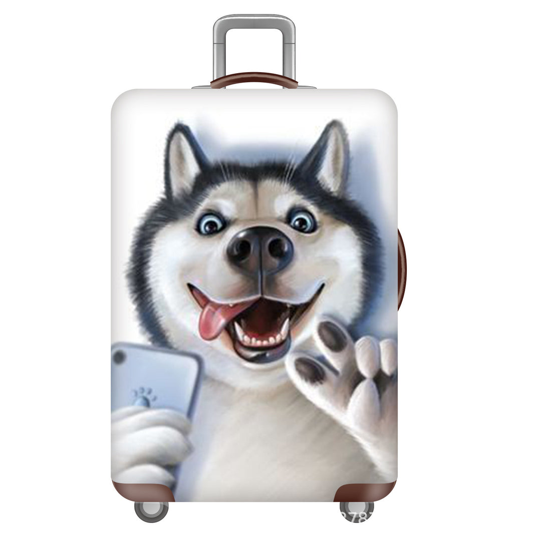 Unisex Hard-shell suitcase with cute cat motif Kalsten
