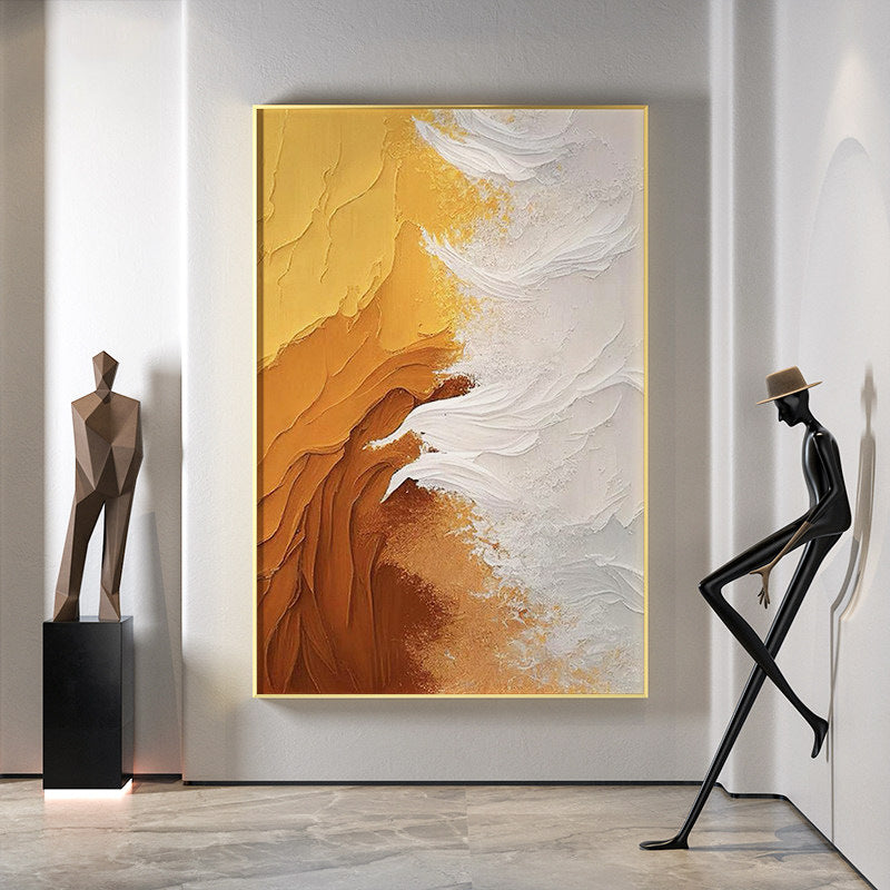 Textured Abstract Canvas Artwork for Home
