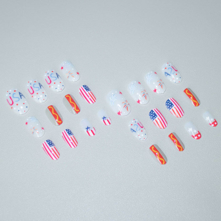 Patriotic Themed Nail Art Kit