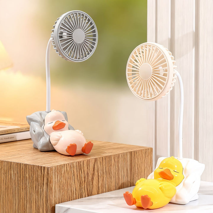 Ladies Portable Table Fan with Cute Reindeer Design Kalsten