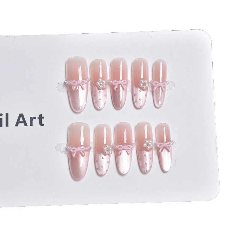 3D Embellished Press-On Nail Art Set Kalsten