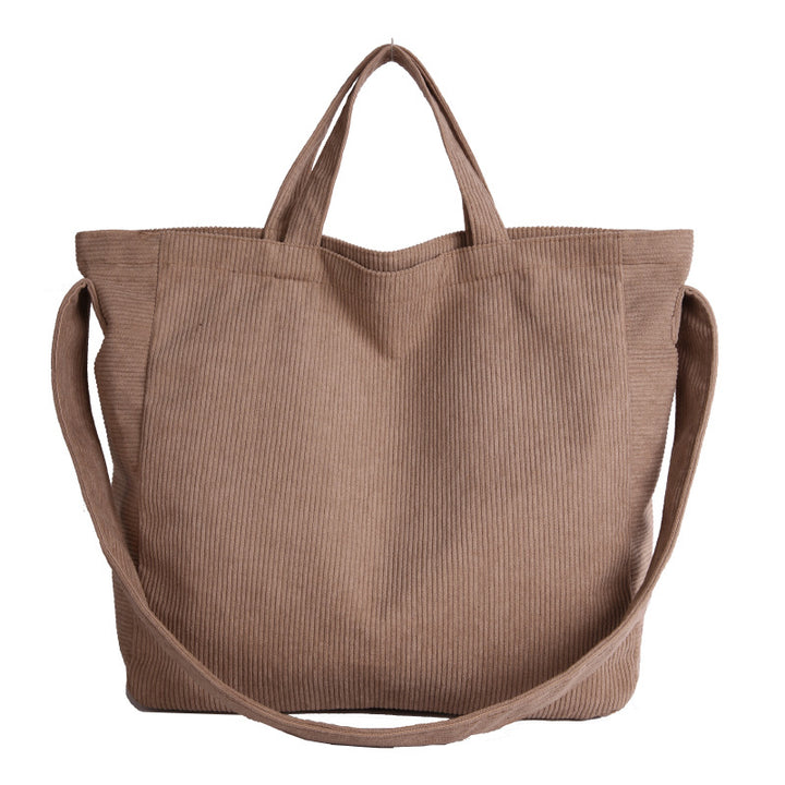 WoSoft Corduroy Tote Bag Kalsten