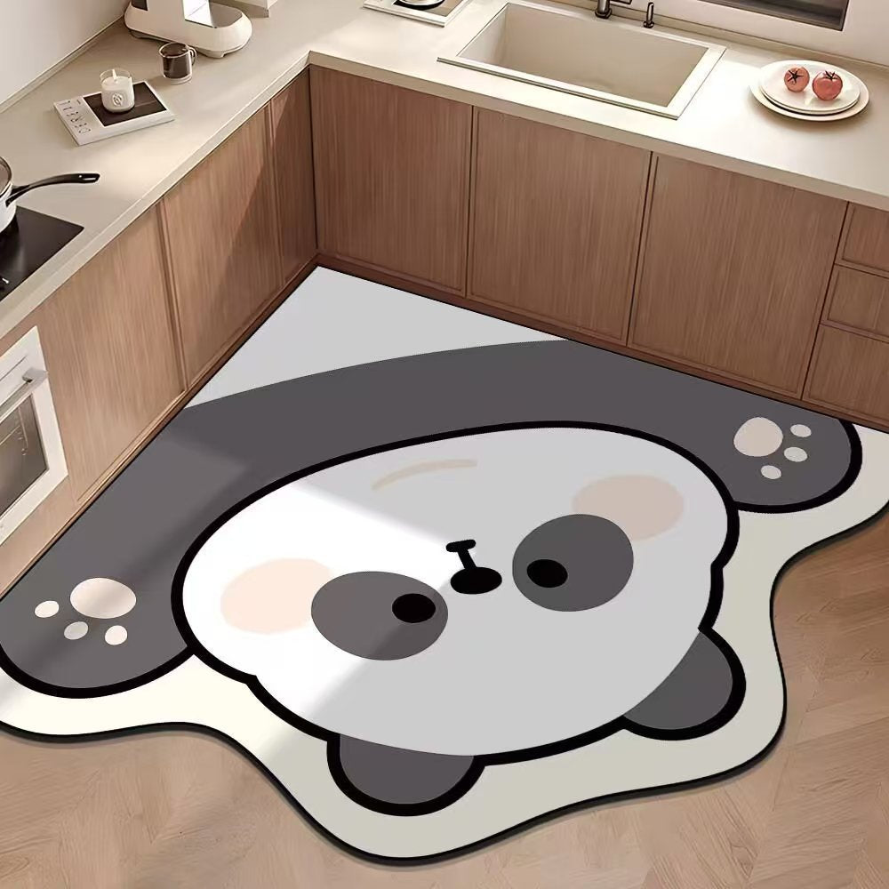Cartoon Dog-Shaped Area Rug