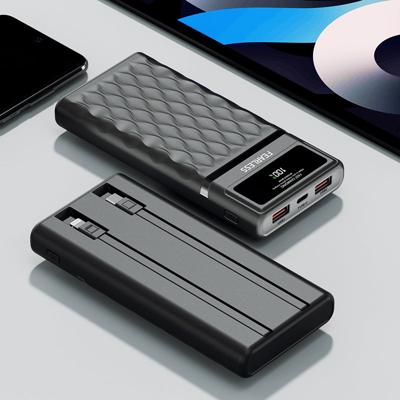 Power bank with integrated LED display and dual USB ports Kalsten