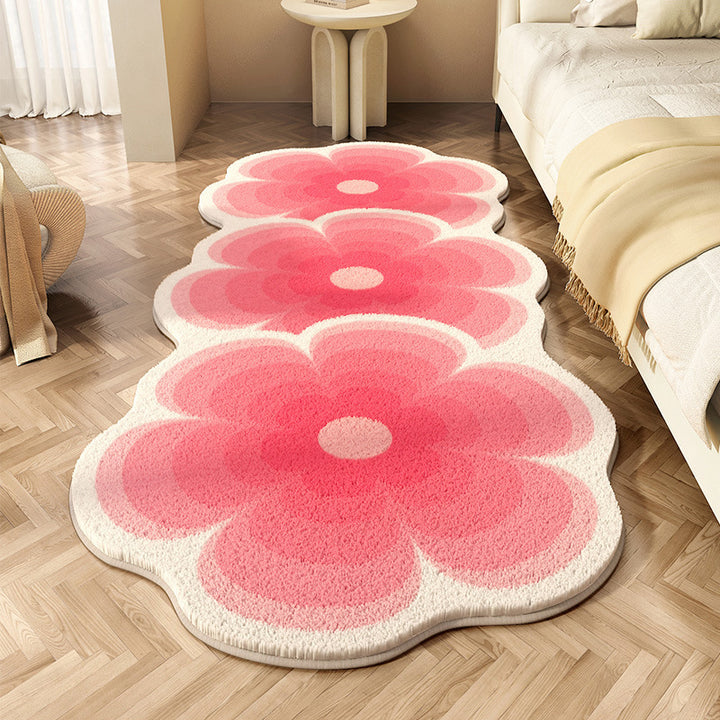 Soft Floral Area Rug
