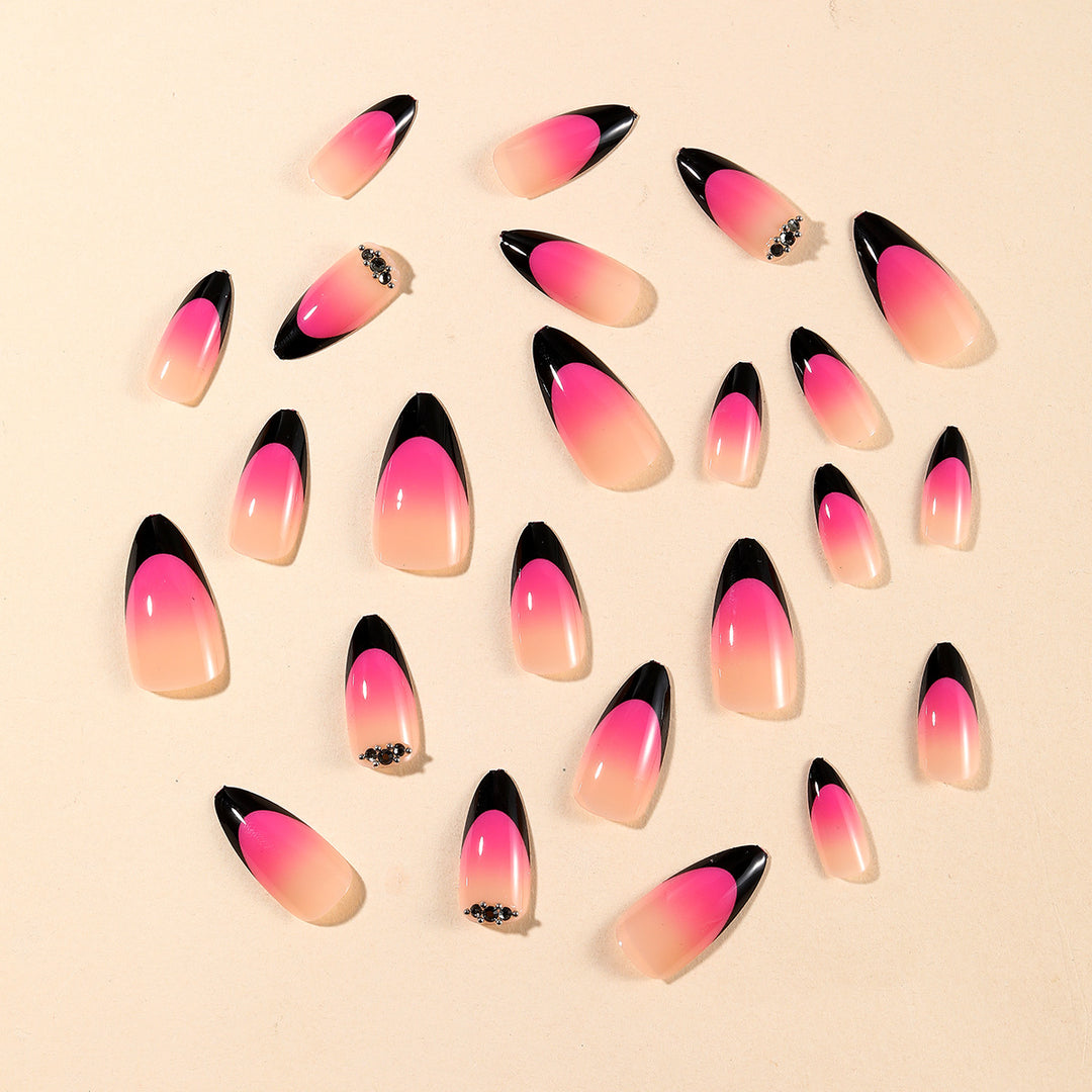 Ornate Ombré Stiletto Nail Art Kalsten