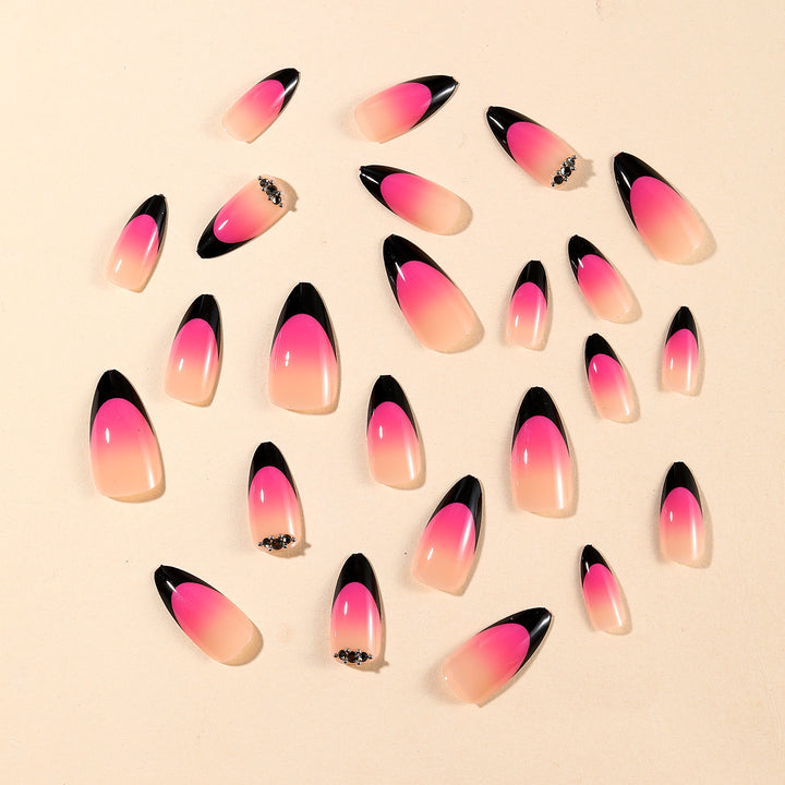 Ornate Ombré Stiletto Nail Art Kalsten