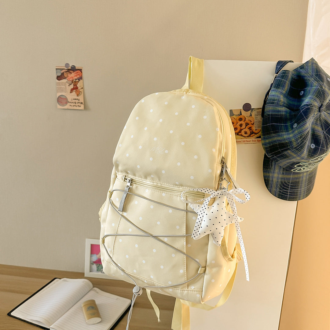 Casual Polka Dot Mini Backpack Kalsten
