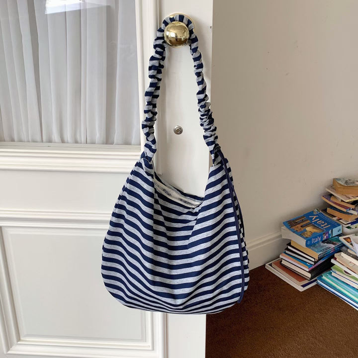 Soft Cotton Star Print Hobo Bag
