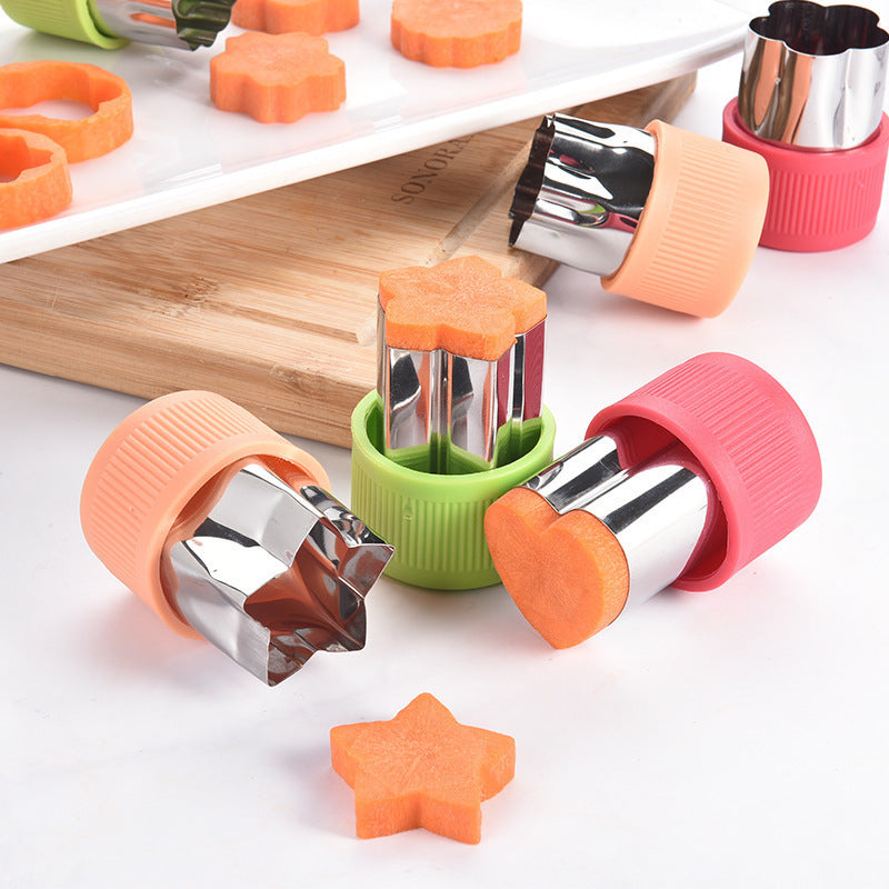 Cookie cutter set made of stainless steel with ergonomic handle Kalsten