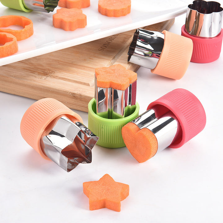 Cookie cutter set made of stainless steel with ergonomic handle Kalsten