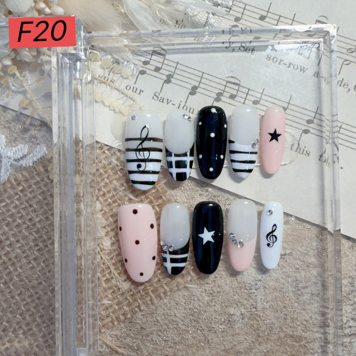 Decorative Press-On Nail Art Set 1790731572