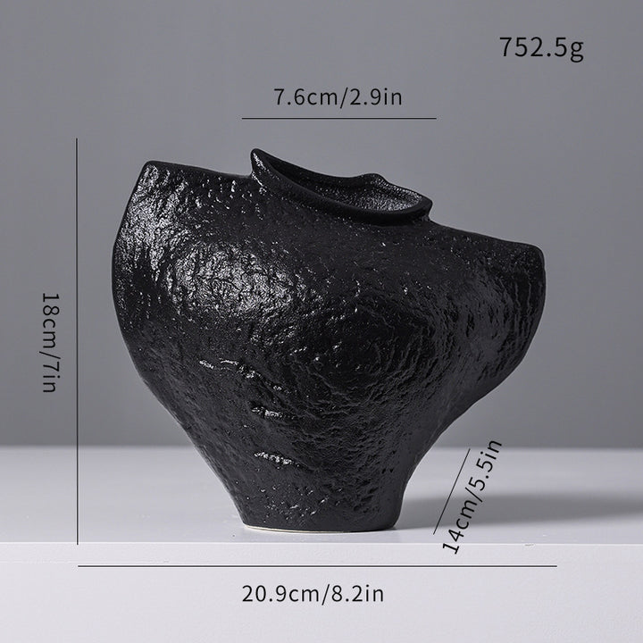 Abstract Shaped Decorative Ceramic Vase