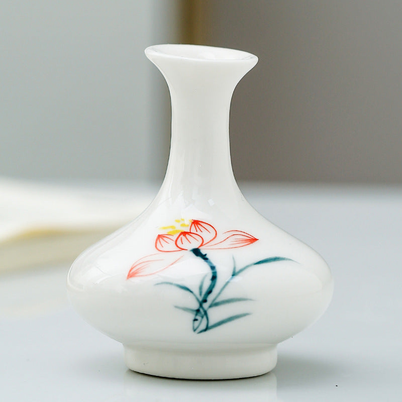 Elegant Flower Porcelain Vase