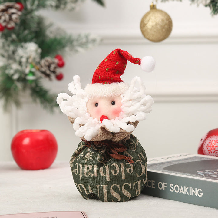Cute Christmas gnome with gift sack Kalsten