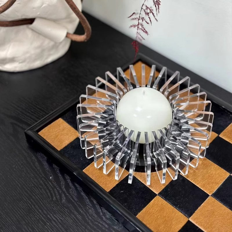 Artistic Acrylic Candle Holder