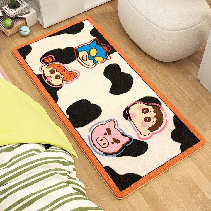 Whimsical Hamburger-Themed Area Rug