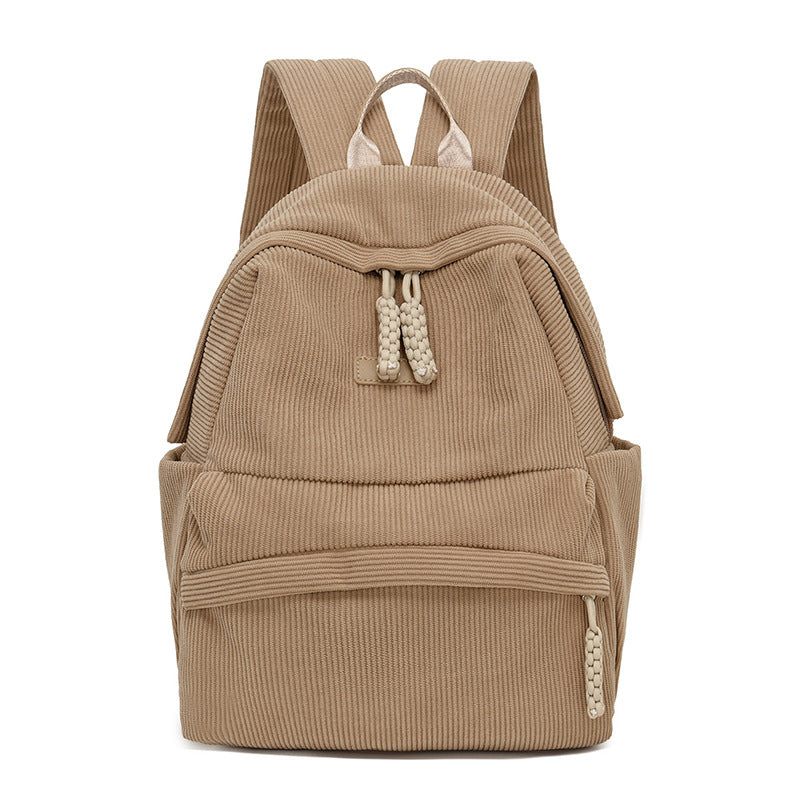 Stylish Corduroy Backpack Kalsten