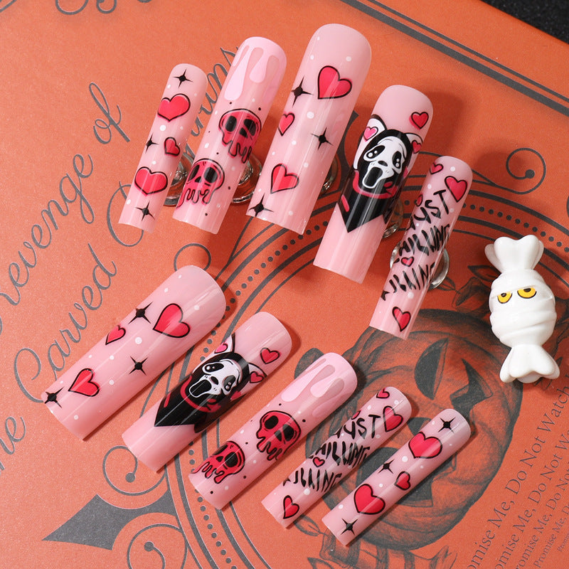 Artistic Patterned Press-On Nails Kalsten