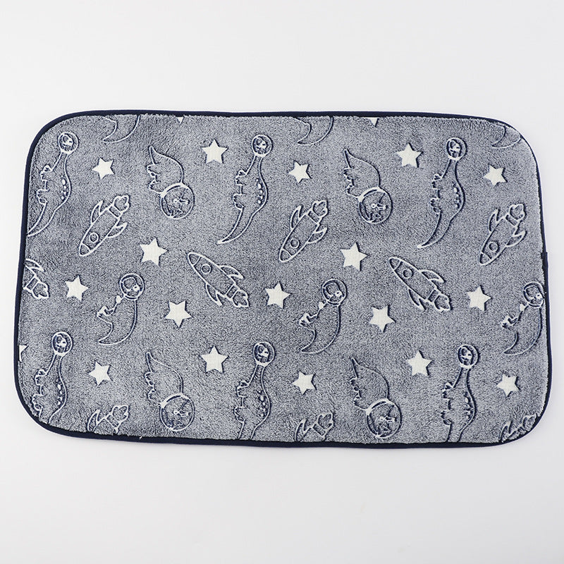 Plush Decorative Bath Mat