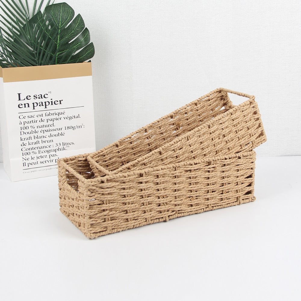 Natural Woven Storage Organizer