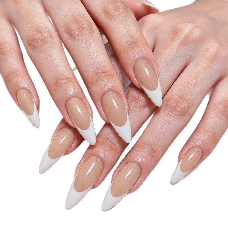 Elegant Almond-Shaped Press-On Nail Enhancements Kalsten