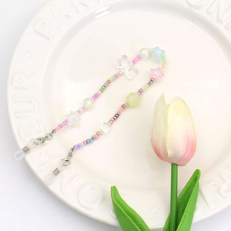 Decorative Beaded Eyewear Chain Kalsten