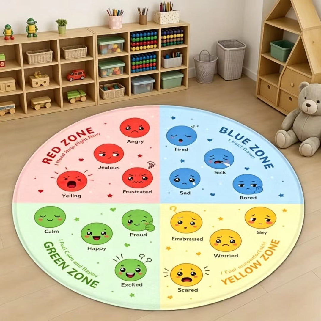 Educational Interactive Learning Area Rug