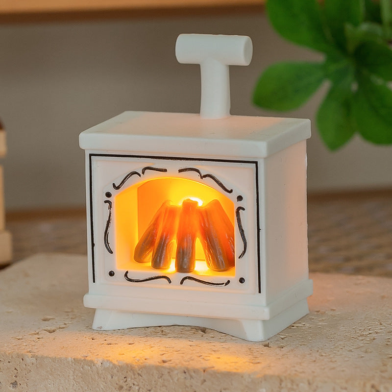 Decorative Miniature Fireplace Lamp
