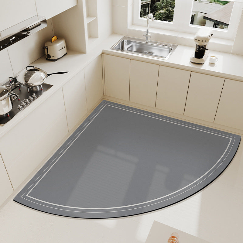 Heart-Shaped Kitchen Mat