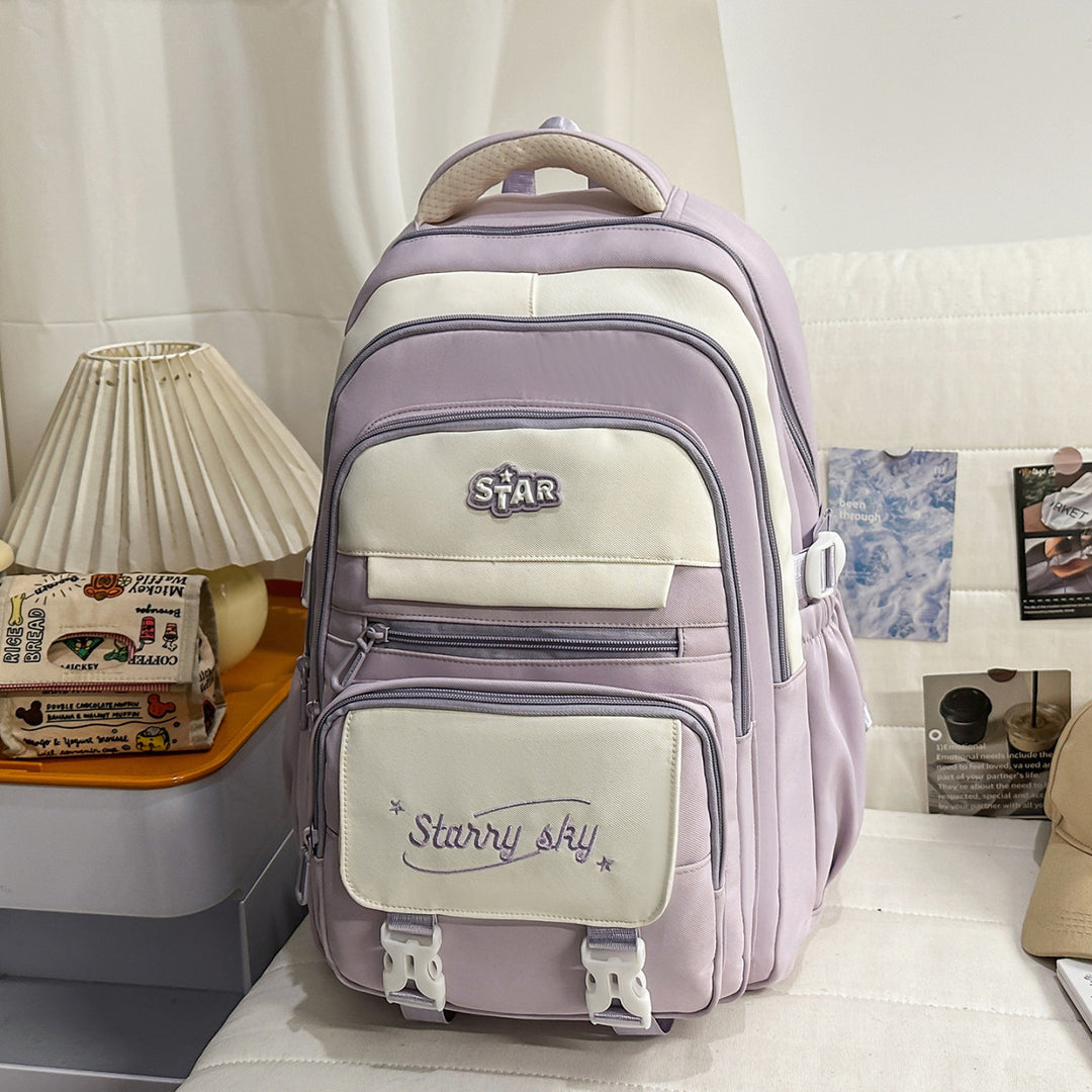 Stylish Multi-Compartment School Backpack
