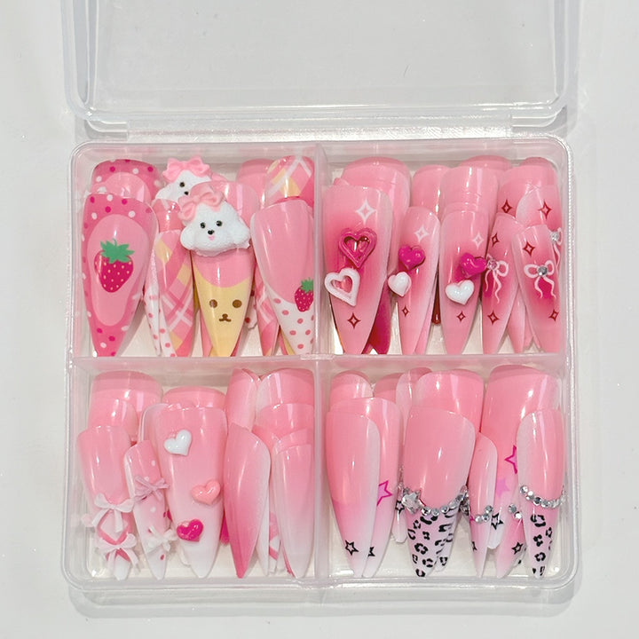 Decorative Press-On Nail Collection Kalsten