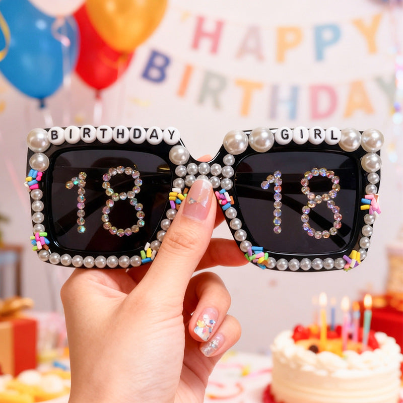 Birthday Celebration Themed Sunglasses Kalsten