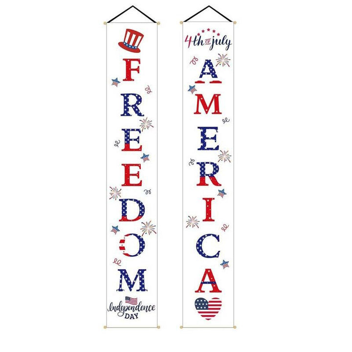 Unisex nan hanging patriotic door banner set Kalsten