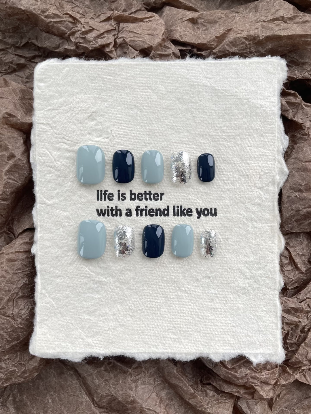Artistic Press-On Nail Art Set