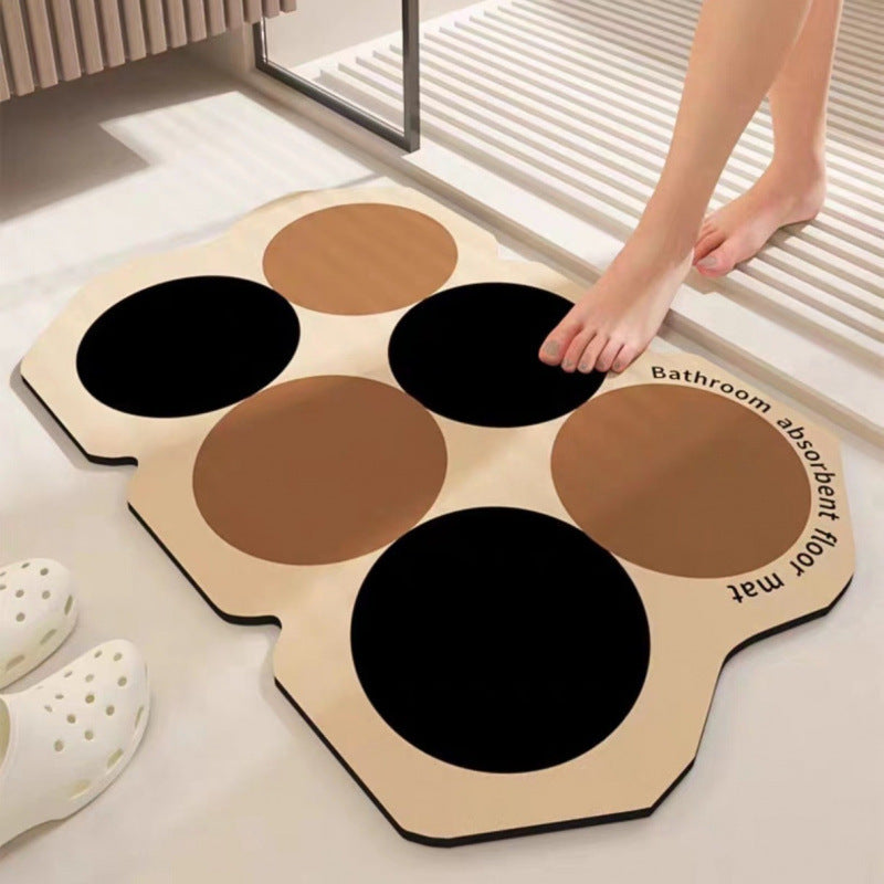 Abstract Geometric Bath Mat Kalsten