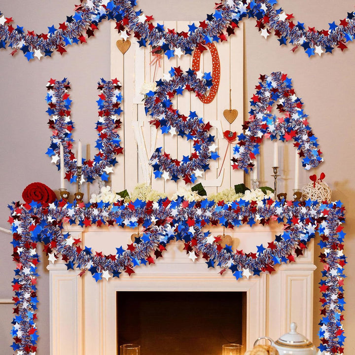 Festive Star Garland Decoration Kalsten