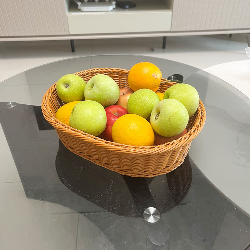 Woven Oval Serving Basket Kalsten
