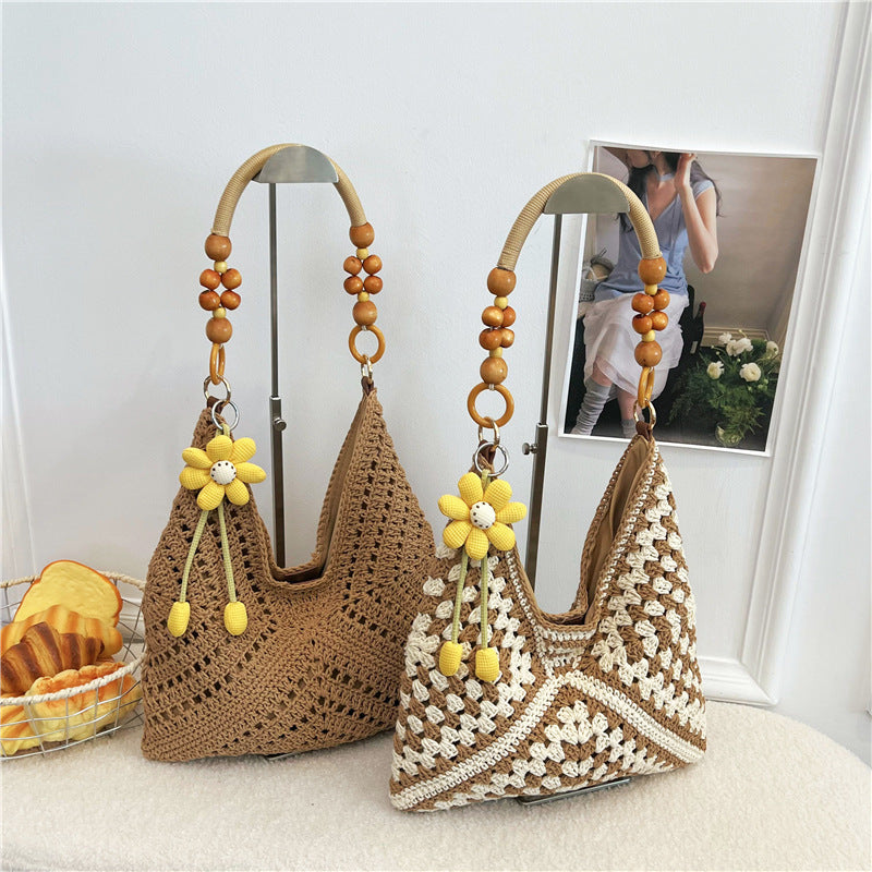Crochet Decorative Tote Bag Kalsten