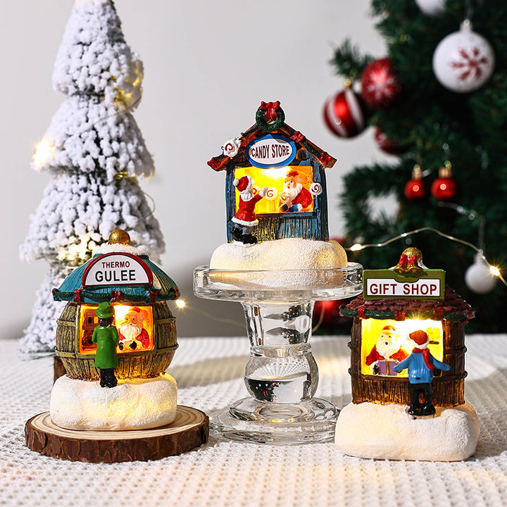 Illuminated Christmas village decoration Kalsten