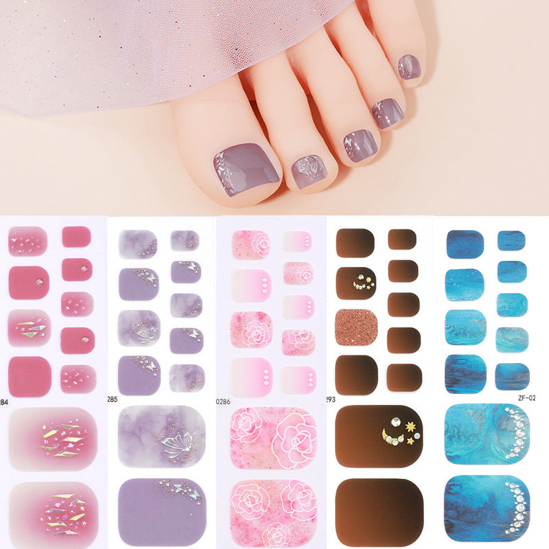 Glamorous Gel Nail Art Wraps