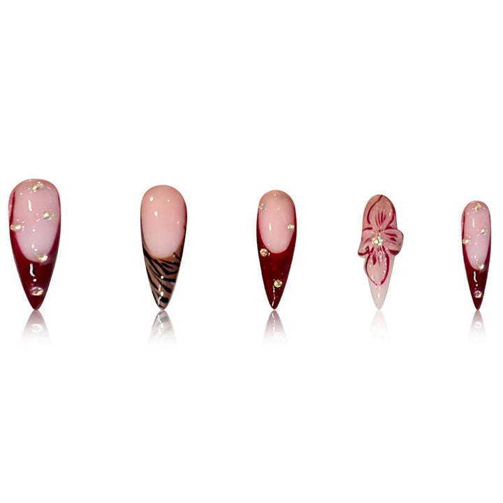 Premium Abstract Nail Art Extensions Kalsten