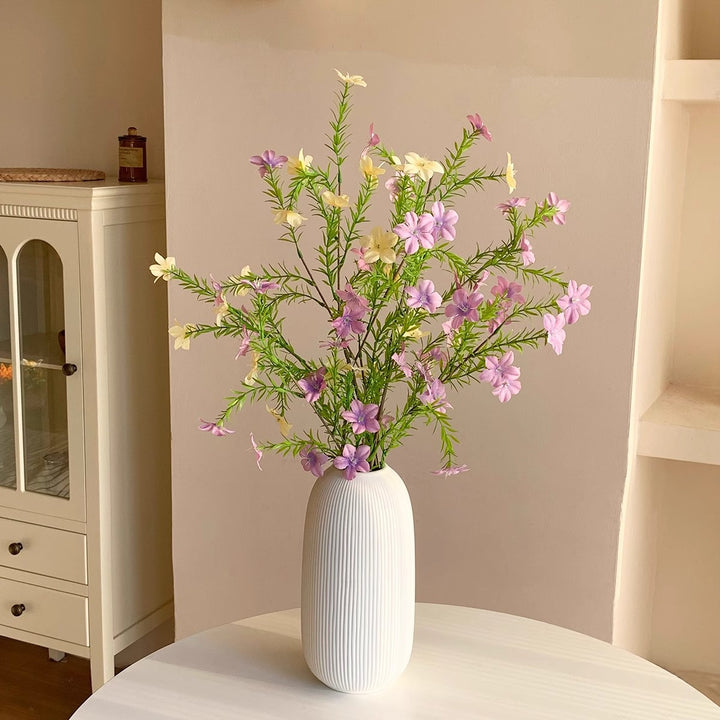 Elegant Textured Ceramic Flower Vase