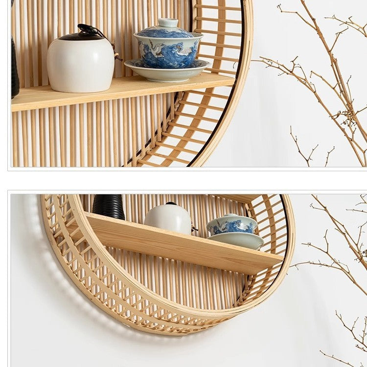 Handwoven storage basket for bathroom utensils Kalsten