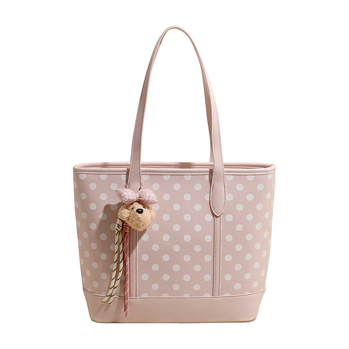 Polka Dot Print Casual Tote Kalsten