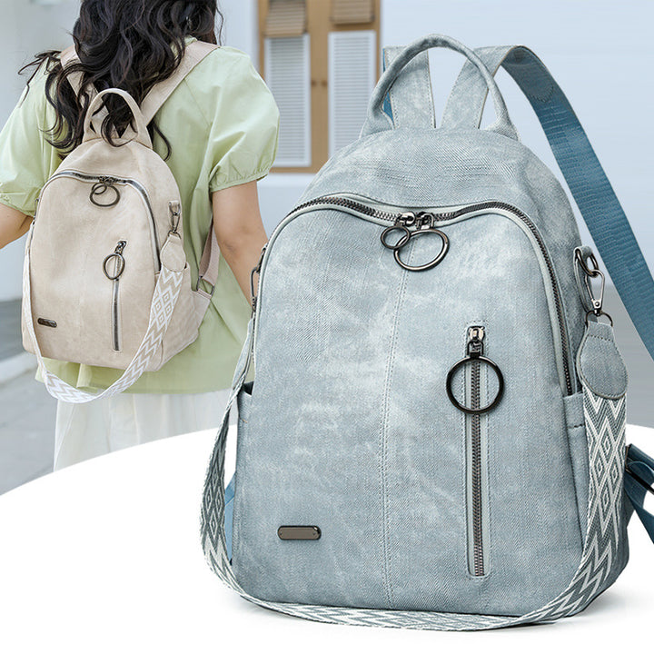Versatile Textured Casual Backpack Kalsten