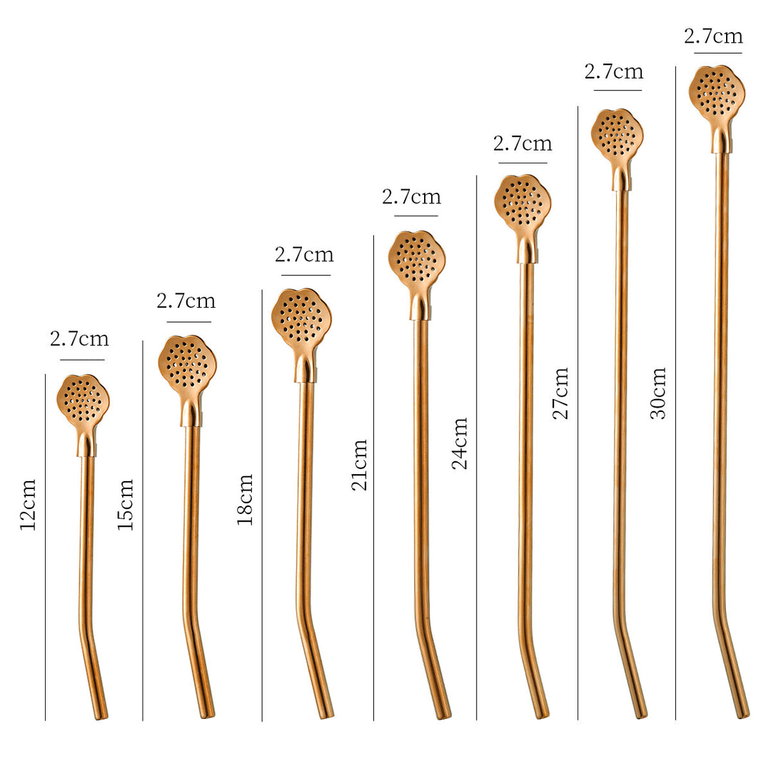 Stylish teaspoons with practical drainage holes Kalsten