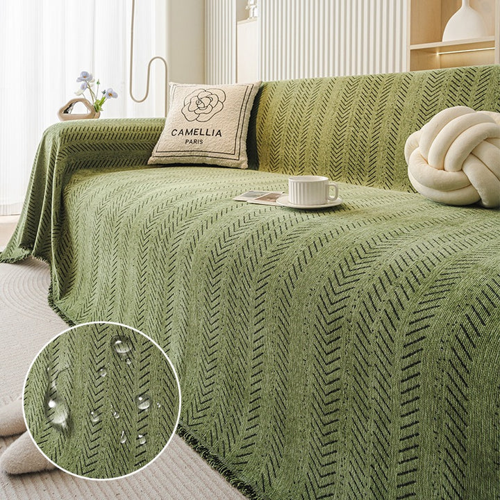 Cozy Textured Sofa Throw Blanket