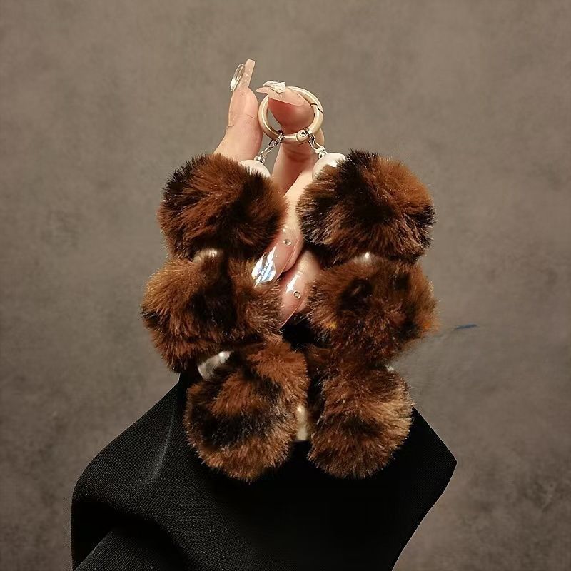 Decorative Fur Pom Pom Keychain Kalsten