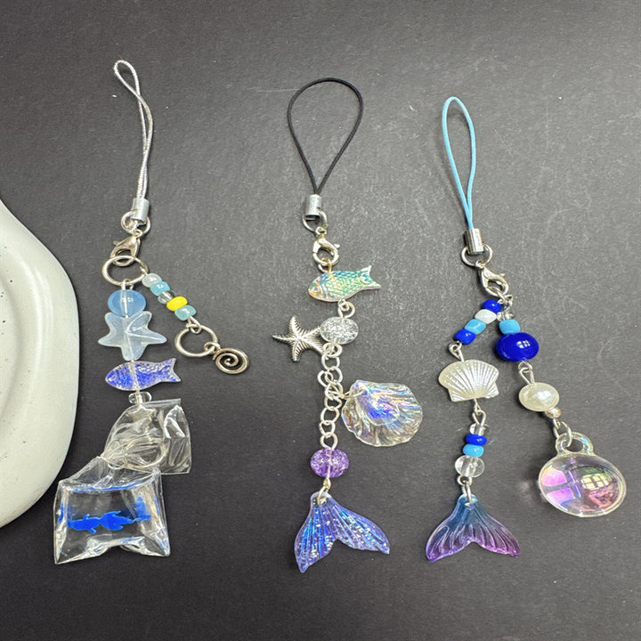 Decorative Sea-Themed Charm Keychain Kalsten